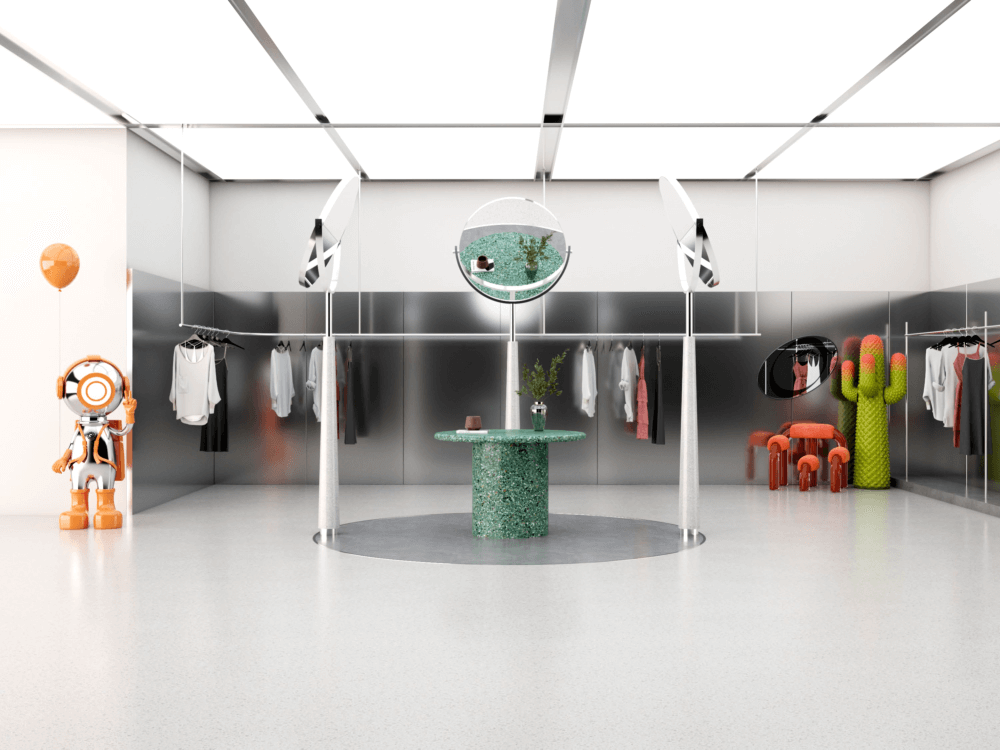 Terrazzo Urban Furniture In Fashion Shop