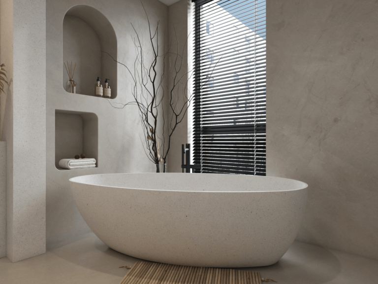 terrazzo bathtub