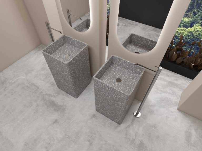 terrazzo pedestal sink (14)