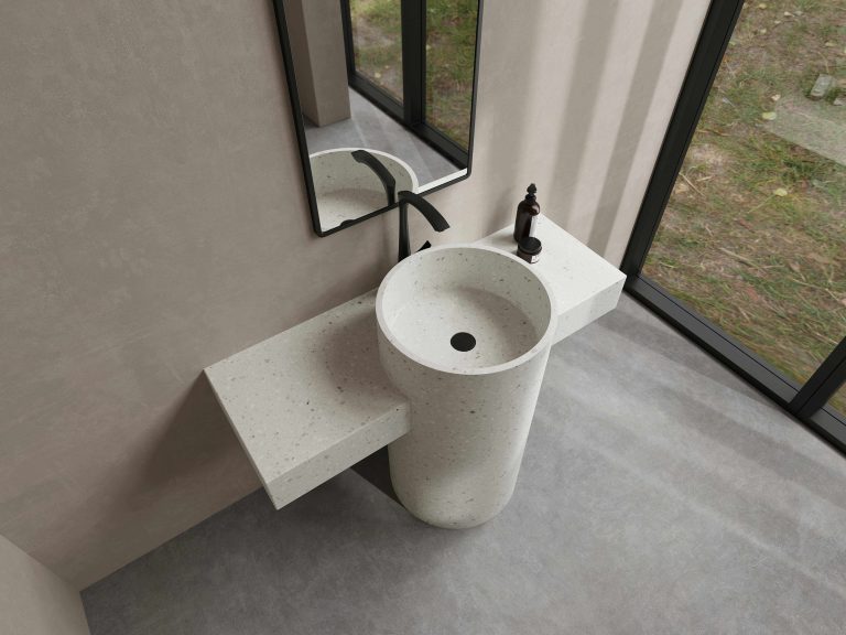 terrazzo pedestal sink (15)