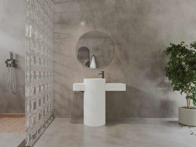 terrazzo pedestal sink (17)