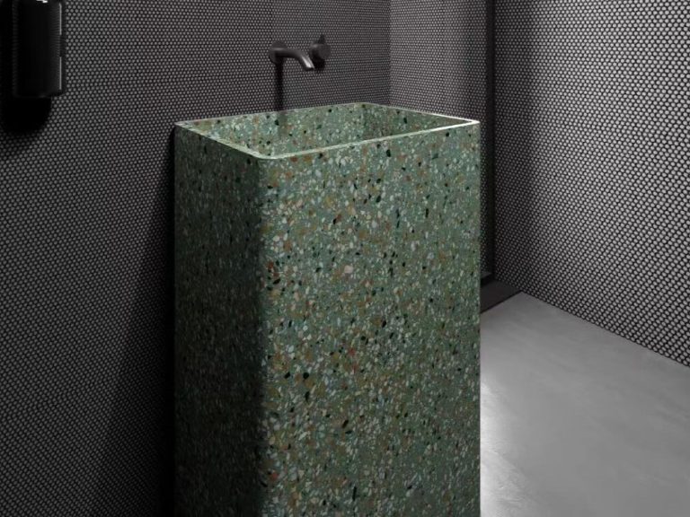 terrazzo pedestal sink (3)