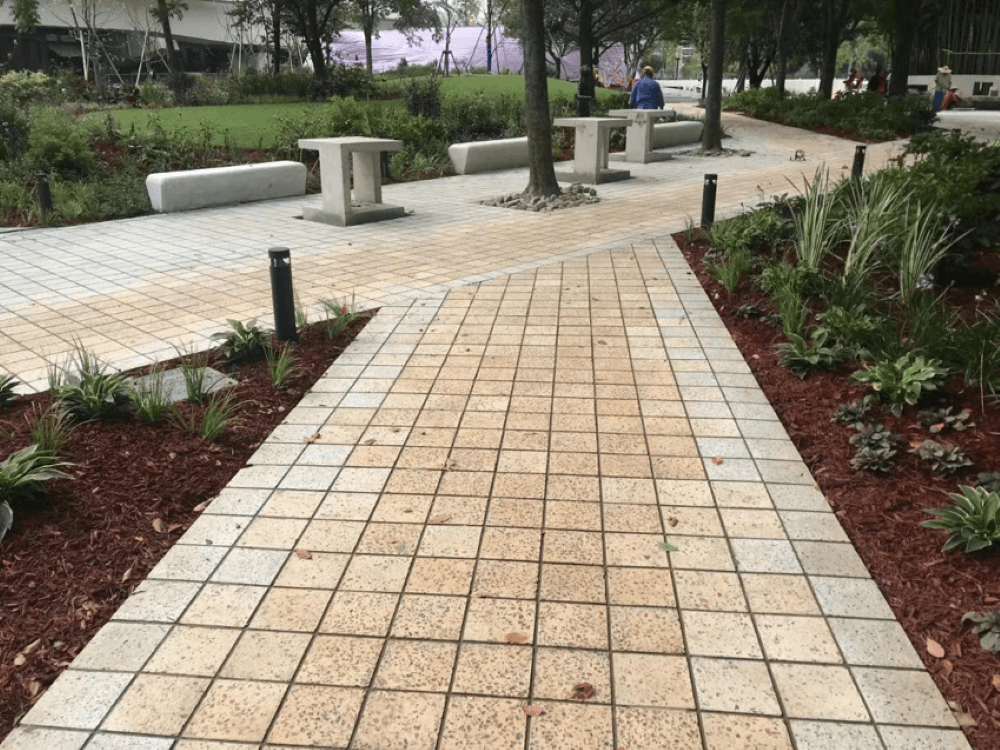 glass terrazzo paver project (10)