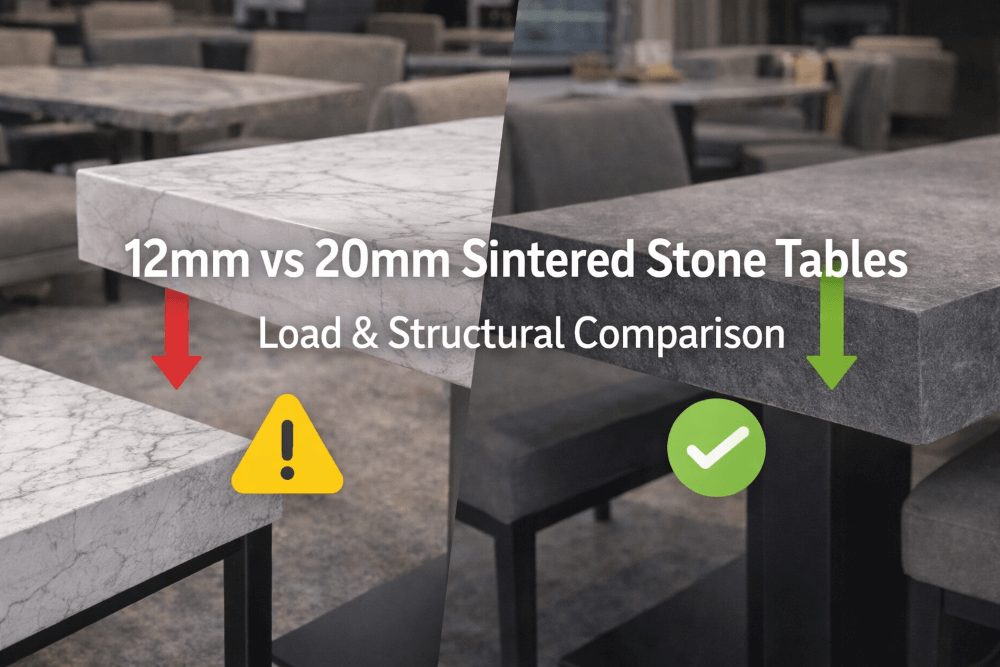 12mm vs 20mm Sintered Stone Tables