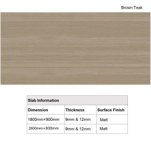 Brown Teak-Matt