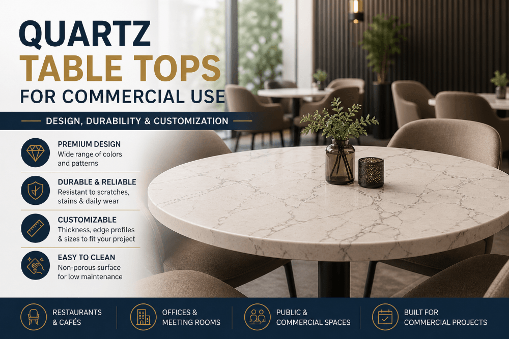 quartz table tops