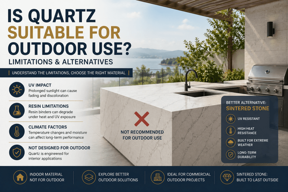 quartz outdoor use