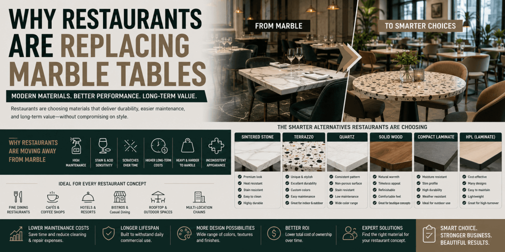 replace marble tables