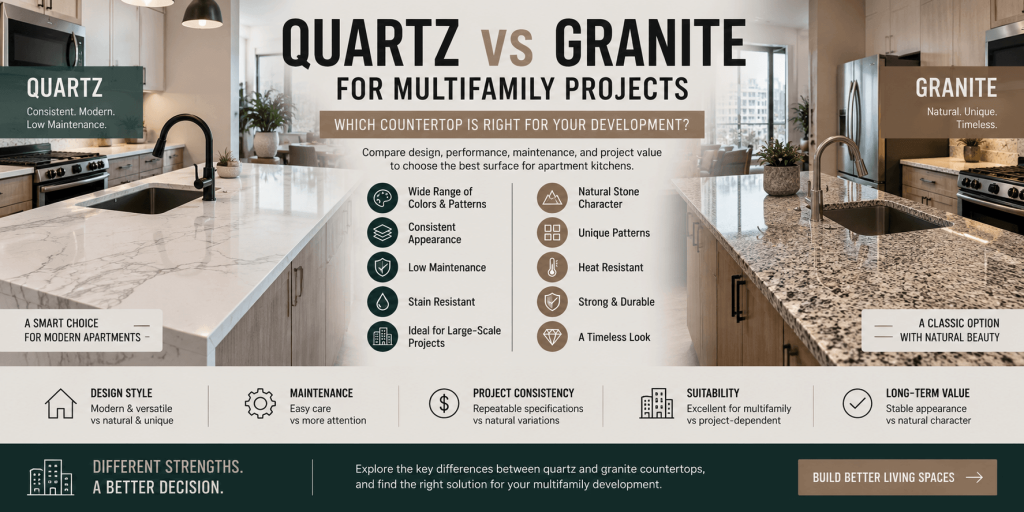 quartz vs granite countertops